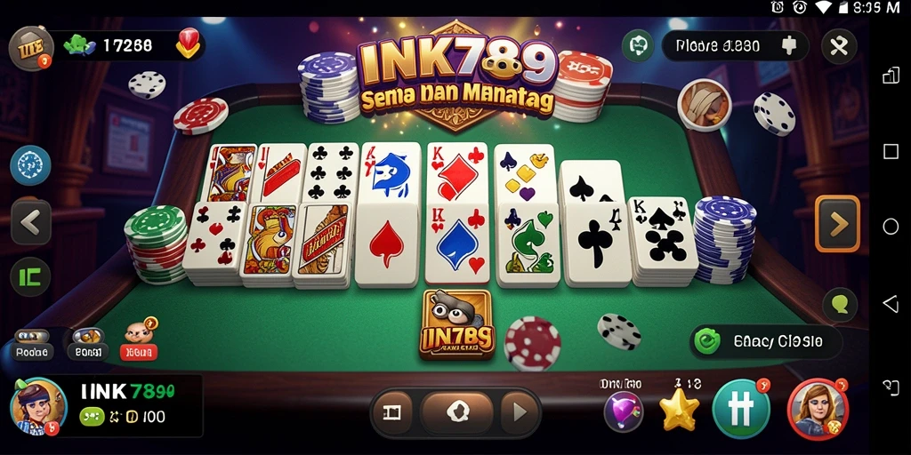 Tampilan permainan Domino yang seru di INK789.