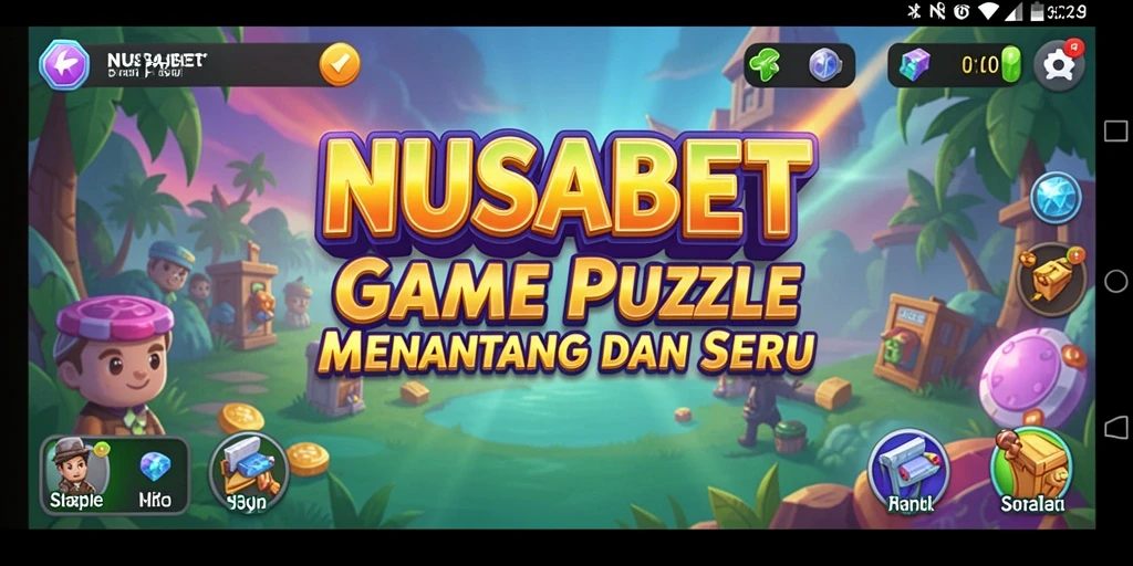 Tampilan gameplay NUSABET yang penuh tantangan dan seru.