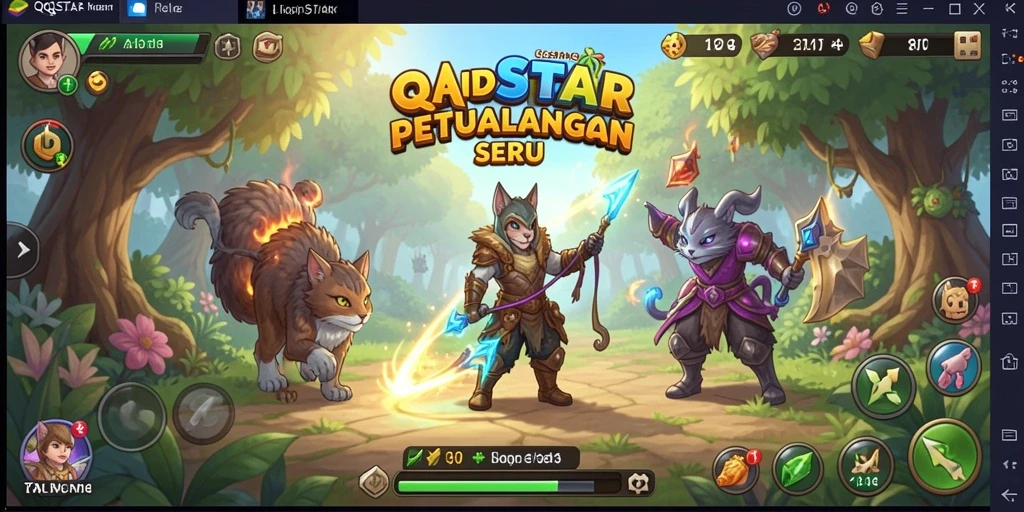 Tampilan screenshot gameplay QQSTAR yang menarik dan interaktif.